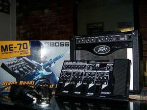 Pedalera Boss Me-70 Y Amplificador Peavey Rage 258