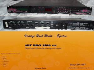 Rack Multi Efectos/pitch Transpose Art Dr X 