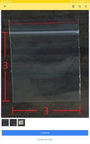 Bolsas Ziploc 9x12pulg (22x30cm) Cierre Hermetico Carta