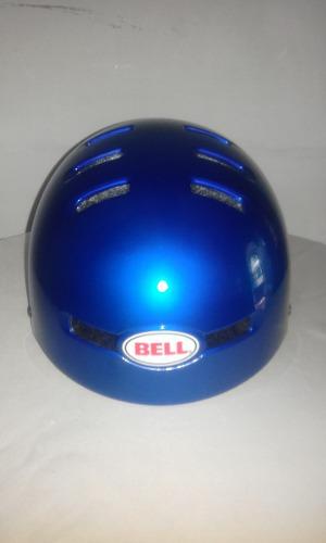 Casco Bell Skate Azul Electrico Talla L