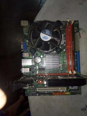 Combo Tarjeta Madre 775 Ddr2 Con Tarjeta De Video