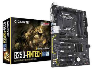 Gigabyte Ga-b250-fintech Lga Intel Atx 12pci 3.0 Ddr4
