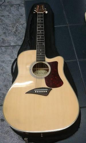 Guitarra Electroacustia Kona Dreadnought. En Perfecto Estado