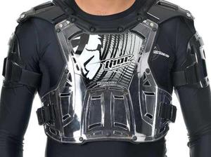 Peto Thor Quadrant Motocross Transparente Adulto  Lbs