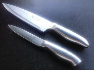 Set Cuchillos Para Chef Acero Inoxidable Cebollero Puntilla