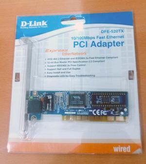 Tarjeta De Red Pci Para Pc D-link Ethernet Network