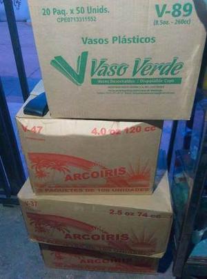 Vasos Desechables Plasticos # 17 Al 227 Al Mayor