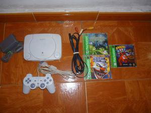 Vendo Playstation One Con Accesorios + Juegos Originales