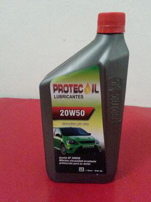 Aceite Mineral 20w50 Sellado Importado Protec Oil Oferta
