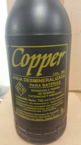 Agua Desmineralizada Para Baterías Copper