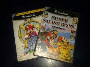 Combo Super Smash Bros Y Super Mario Sunshine Originales!