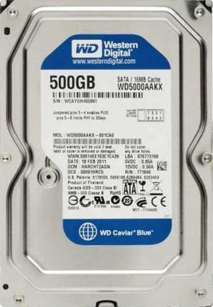 Disco Duro Westerdigital Blue 500gb