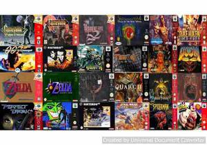 Emulador De Nintendo 64 Para Pc Pack De 20 Juegos Que Desee