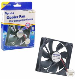 Fan Cooler Para Pc 8 Cm 8 X 8 Ncf-88-bk Nycetek Negro Ccc