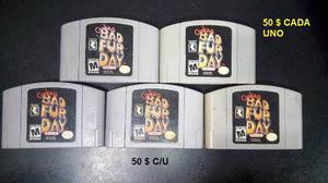 Juego De Nintendo 64 Bad Fur Day 64 Conker