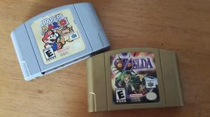 Juegos Nintendo 64 Paper Mario Y Zelda Majora´s Mask