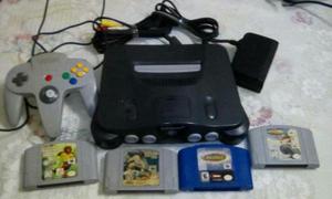 Nintendo 64 + 1 Control + 5 Juegos