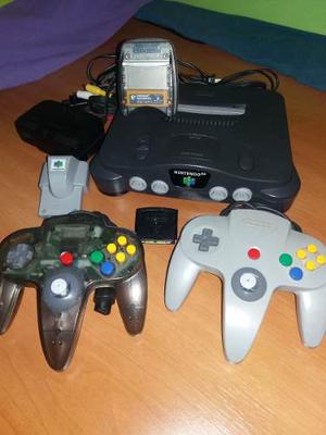 Nintendo 64 + 2controles + 1transfer + 1rumble