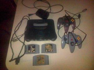 Nintendo 64 Con 3 Juego