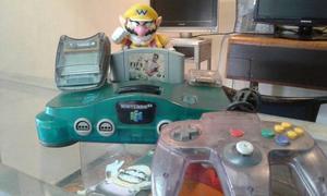 Nintendo 64 +control+cables+juego+memoria+tranferpak