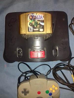 Nintendo 64+1 Control+cables+1 Juego Zelda Mejora Mask