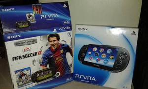 Combo Ps Vita + Fifa Soccer 13 + Memoria 4 Gb Como Nuevo