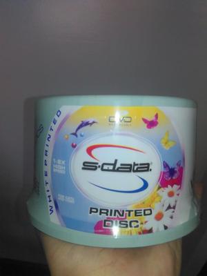 Cd S-data Printed Disc 1-8x High Speed 4.7 Gb