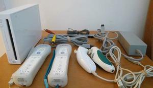 Combo Wii+2 Controles+sports+rockband 2 Guitarras+ 13 Juegos