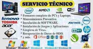 Formateo De Laptops Y Pc