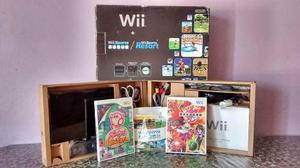 Nintendo Wii Negro Como Nuevo