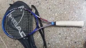 Raqueta De Tenis Head Titanium  Usada Con Forro