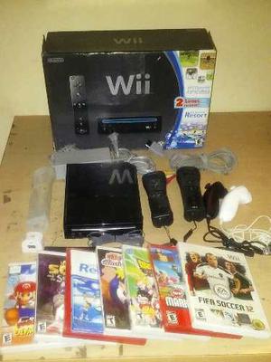 Wii Black Edition Como Nuevo Sin Chipear