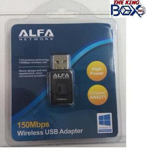 Adaptador Alfa Wifi Usb Network 150mbps