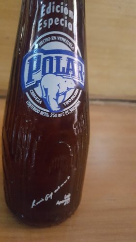 Botellas Polar De Coleccion Firmada Por Los Peloteros