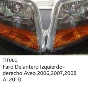 Faros Delantero Aveo 