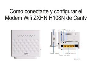 Modem Adsl Con Wifi Zte H108l Asiatico