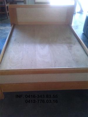 Cama Matrimonial De Madera Leer Descripcion