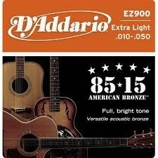 Cuerdas Guitarra Electro Acustica D Addario 010 Hasta 014