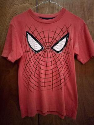 Franelas Spiderman Para Niños Buen Estado Talla 12