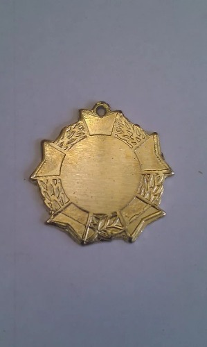 Medallas 39mm Troqueladas, Cruz Malta, Honor Al Merito