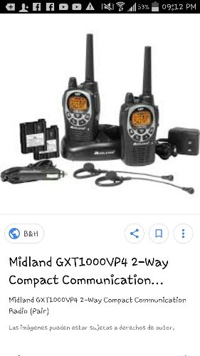 Radios Transmisor Marca Midland 36 Mile