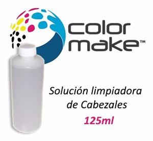 Solucion Liquido Limpia Cabezales Color Make 125cc Limpiador