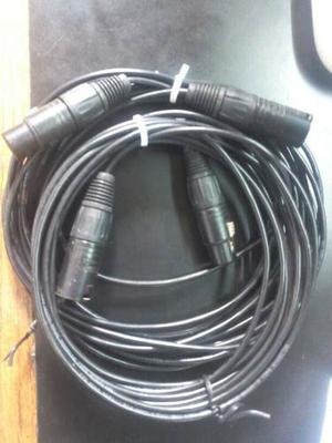 Cables Para Cornetas El Par Con Conectores Akg
