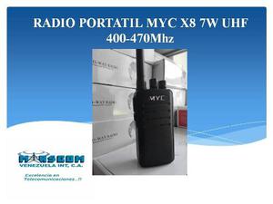 Radio Portatil Myc X8 Uhf mhz