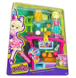 Set Polly Pocket Parrillada Divertida Mattel Nuevo
