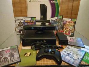 Xbox 360 Slim 4gb Kinect + 1 Control + Juegos