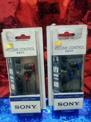 Audifonos Sony Con Control De Volumen Mdr-ex36v