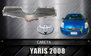 Careta Cromada Toyota Yaris 