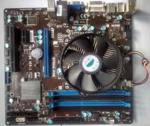 Combo Board Msi B75map + Intel Dual Core G