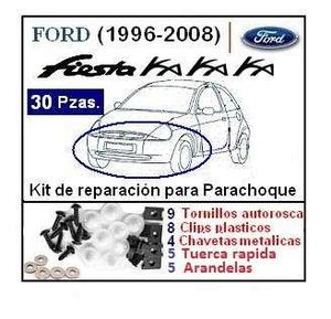 Ganchos Kit Para Reparar Parachoque Y Laterales De Ford Ka